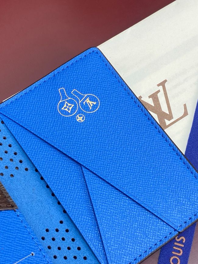 Louis Vuitton Pocket Organizer M29283 Blue Louis Vuitton Pocket Organizer M29283 Blue
