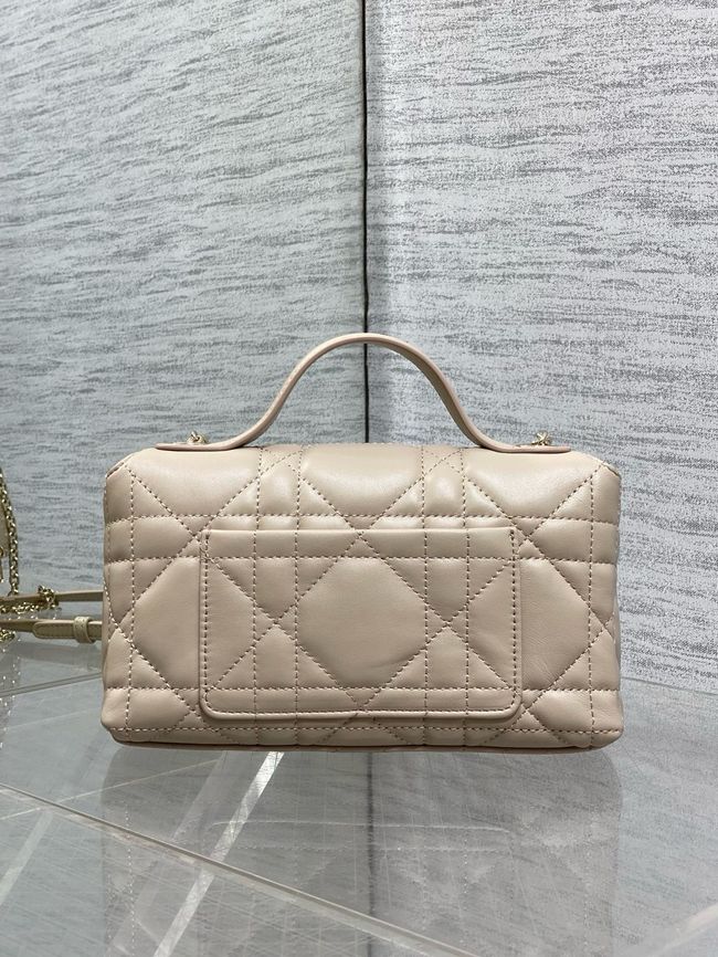 My Dior Mini Bag Cannage patent leather S0985PU Apricot&Golden chain My Dior Mini Bag Cannage patent leather S0985PU Apricot&Golden chain