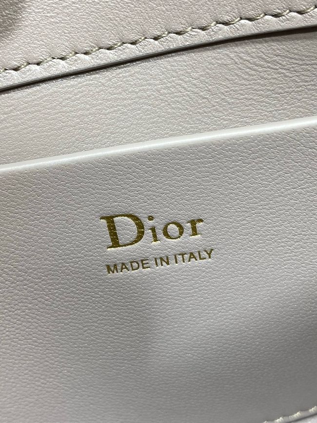 My Dior Mini Bag Cannage patent leather S0985PU gray&Golden chain My Dior Mini Bag Cannage patent leather S0985PU gray&Golden chain