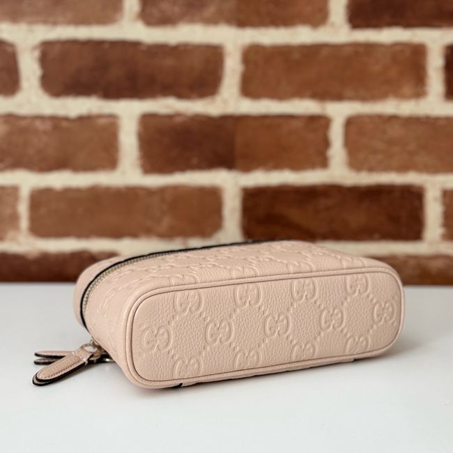 GUCCI GG EMBLEM SUPER MINI BAG 815949 pink GUCCI GG EMBLEM SUPER MINI BAG 815949 pink