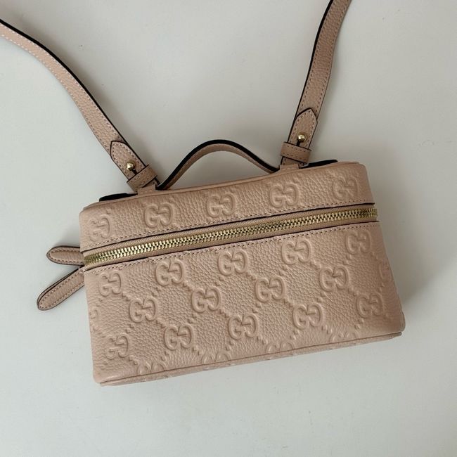 GUCCI GG EMBLEM SUPER MINI BAG 815949 pink GUCCI GG EMBLEM SUPER MINI BAG 815949 pink
