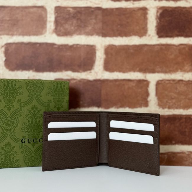 Gucci Dusty interior GG bi-fold wallet 768243 brown