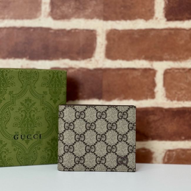 Gucci Dusty interior GG bi-fold wallet 768243 brown
