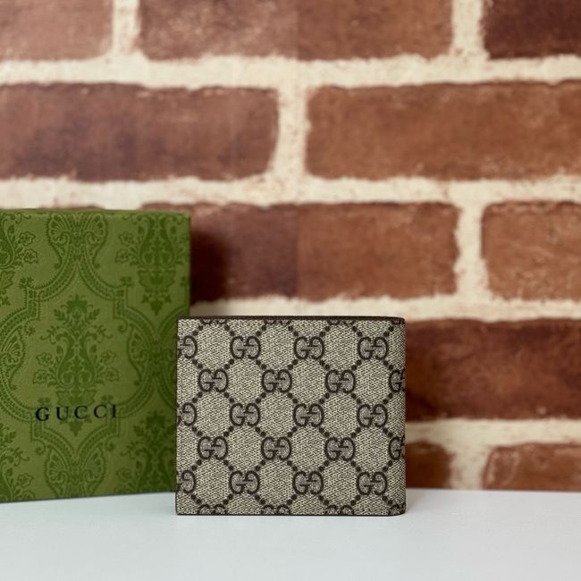 Gucci Dusty interior GG bi-fold wallet 768243 brown