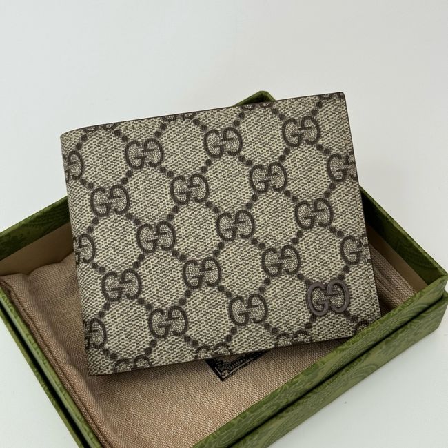 Gucci Dusty interior GG bi-fold wallet 768243 brown