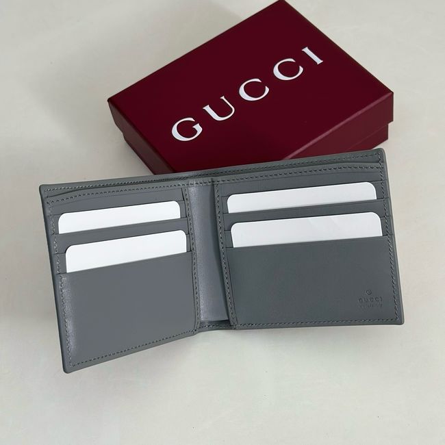 Gucci Dusty interior GG bi-fold wallet 768243 dark blue GG Supreme Gucci Dusty interior GG bi-fold wallet 768243 dark blue GG Supreme