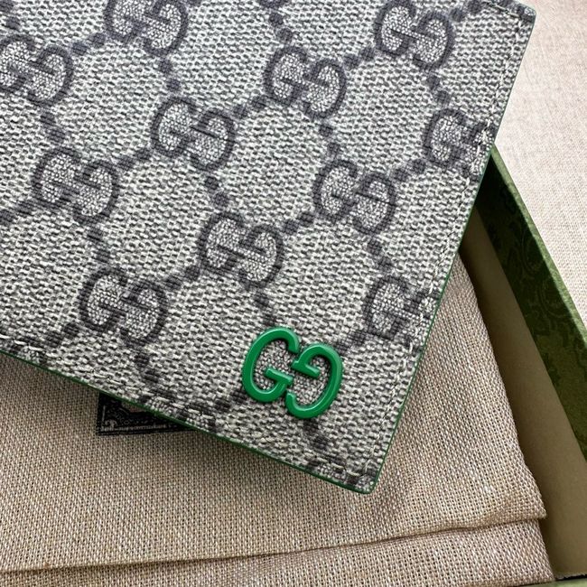 Gucci Dusty interior GG bi-fold wallet 768243 green Gucci Dusty interior GG bi-fold wallet 768243 green