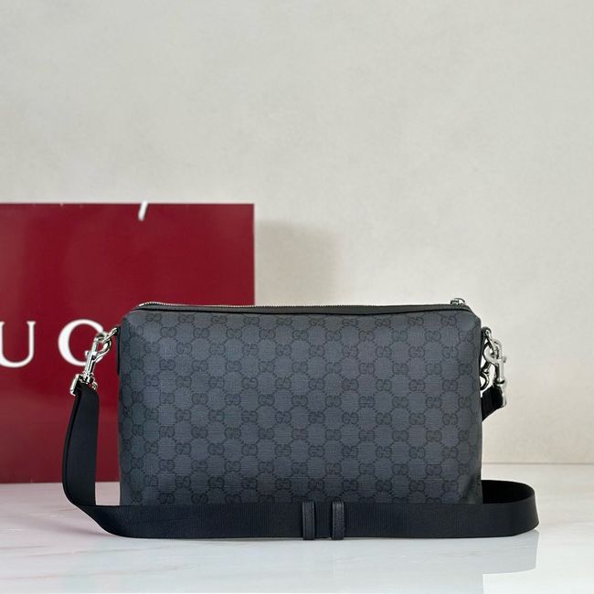 Gucci Essence Classic medium crossbody bag A002KX black Gucci Essence Classic medium crossbody bag A002KX black