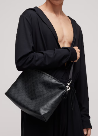 Gucci Essence Classic medium crossbody bag A002KX black Gucci Essence Classic medium crossbody bag A002KX black