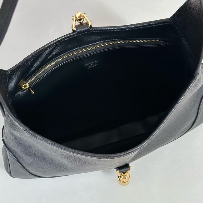 Gucci Jackie 1961 medium shoulder bag leather 863136 black Gucci Jackie 1961 medium shoulder bag leather 863136 black