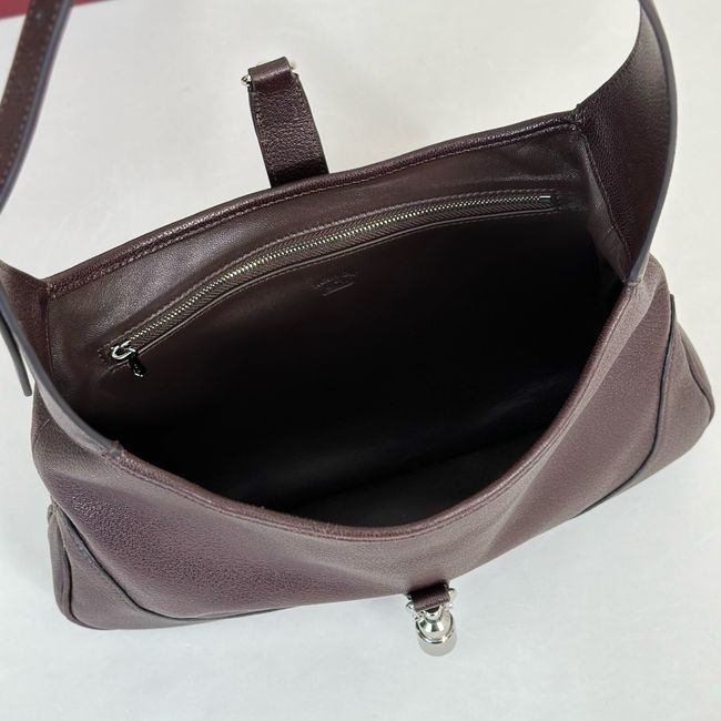 Gucci Jackie 1961 medium shoulder bag leather 863136 dark brown Gucci Jackie 1961 medium shoulder bag leather 863136 dark brown