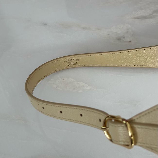 Gucci Jackie 1961 medium shoulder bag leather 863136 light yellow Gucci Jackie 1961 medium shoulder bag leather 863136 light yellow