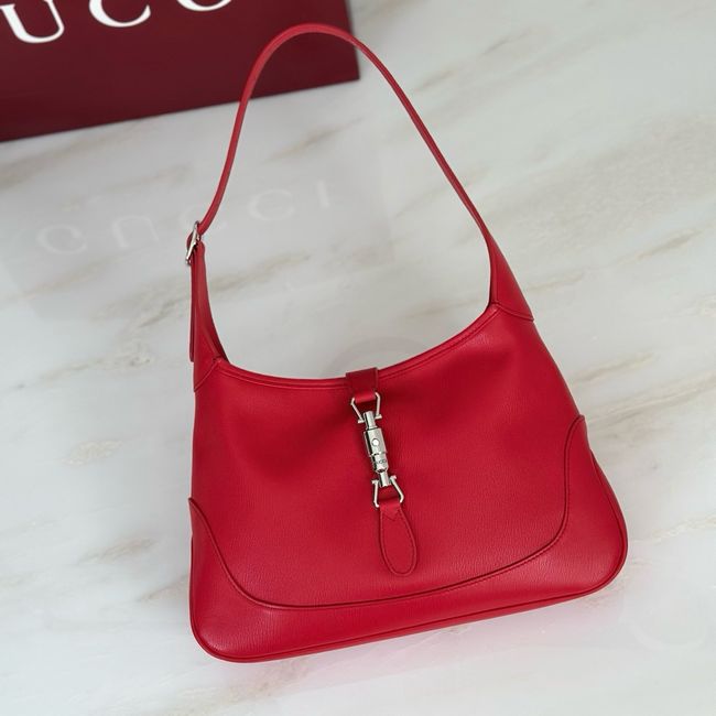 Gucci Jackie 1961 medium shoulder bag leather 863136 red Gucci Jackie 1961 medium shoulder bag leather 863136 red