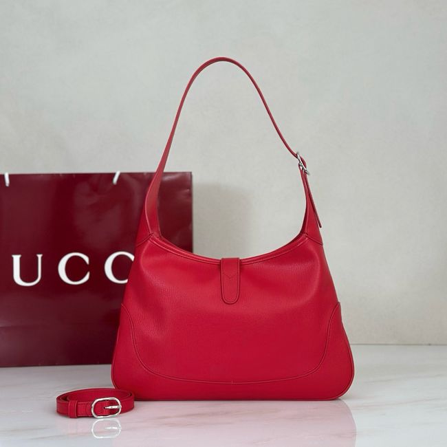Gucci Jackie 1961 medium shoulder bag leather 863136 red Gucci Jackie 1961 medium shoulder bag leather 863136 red
