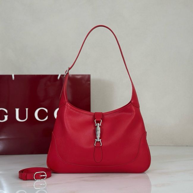 Gucci Jackie 1961 medium shoulder bag leather 863136 red