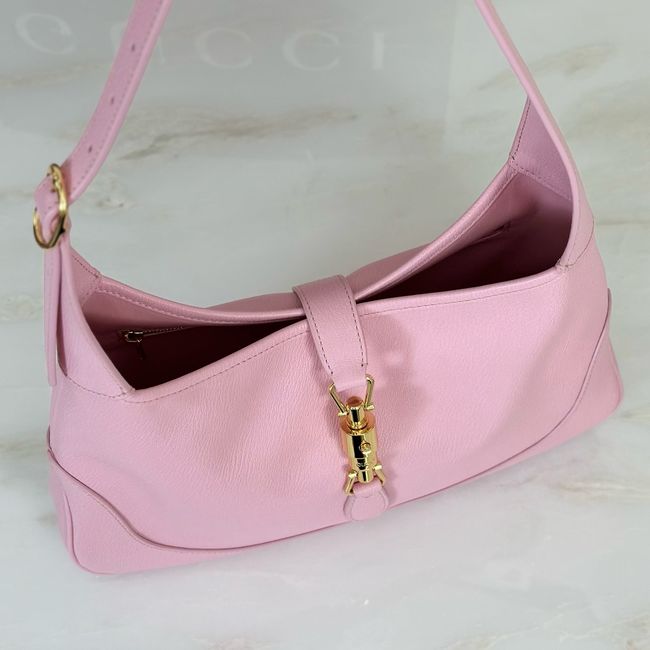 Gucci Jackie 1961 medium shoulder bag nappa leather 863136 pink