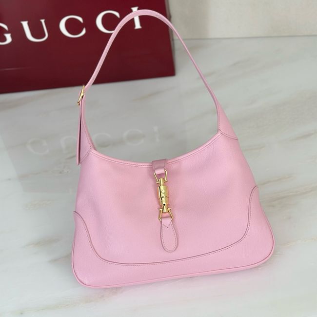 Gucci Jackie 1961 medium shoulder bag nappa leather 863136 pink