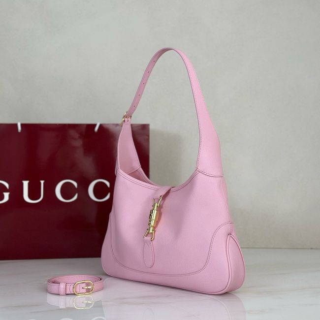 Gucci Jackie 1961 medium shoulder bag nappa leather 863136 pink