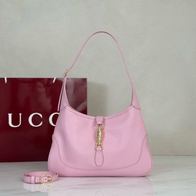 Gucci Jackie 1961 medium shoulder bag nappa leather 863136 pink