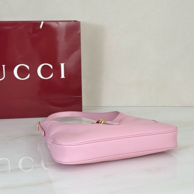 Gucci Jackie 1961 medium shoulder bag nappa leather 863136 pink