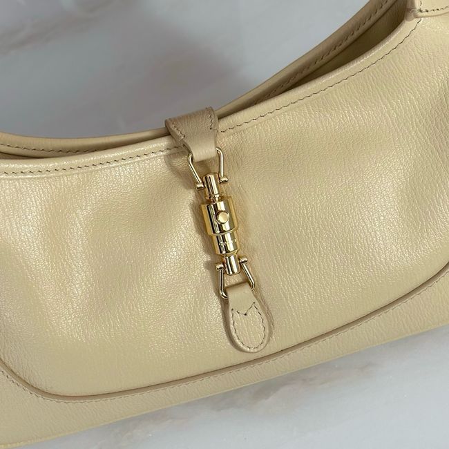 Gucci Jackie Slim medium shoulder bag 863137 light yellow Gucci Jackie Slim medium shoulder bag 863137 light yellow