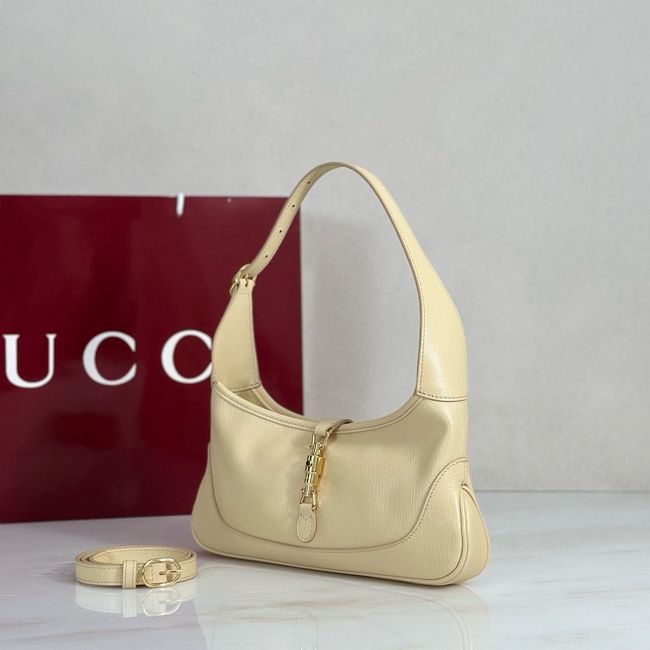 Gucci Jackie Slim medium shoulder bag 863137 light yellow Gucci Jackie Slim medium shoulder bag 863137 light yellow