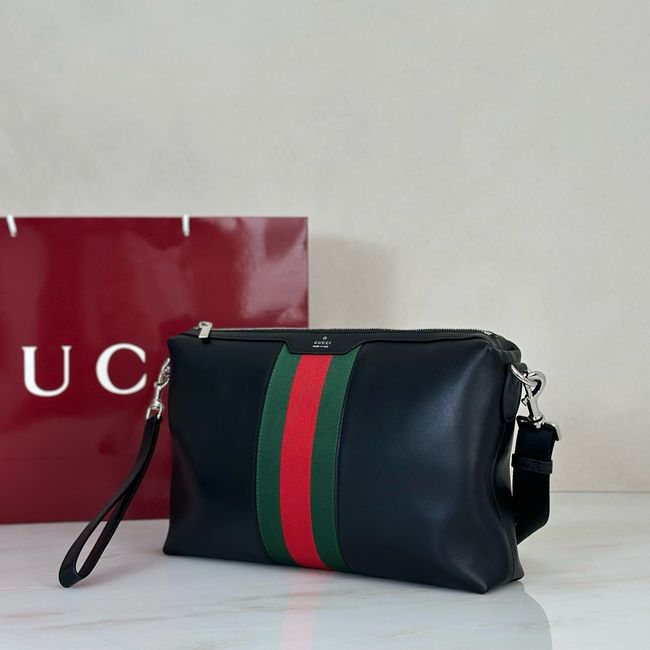 Gucci crossbody bag Mega Web Trademark medium crossbody bag A002KX black Gucci crossbody bag Mega Web Trademark medium crossbody bag A002KX black