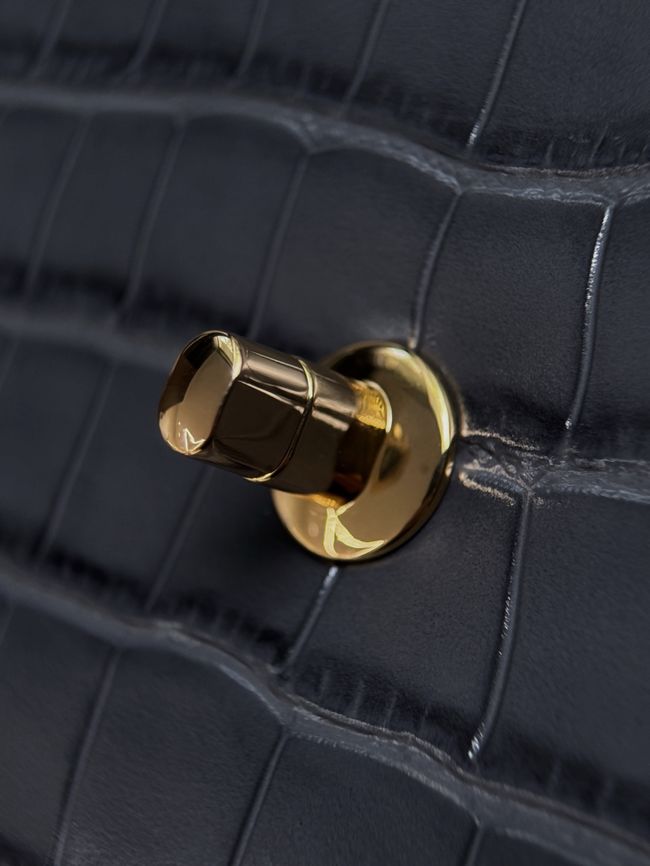CHANEL Mini Flap Bag with Top Handle AS6424 dark blue