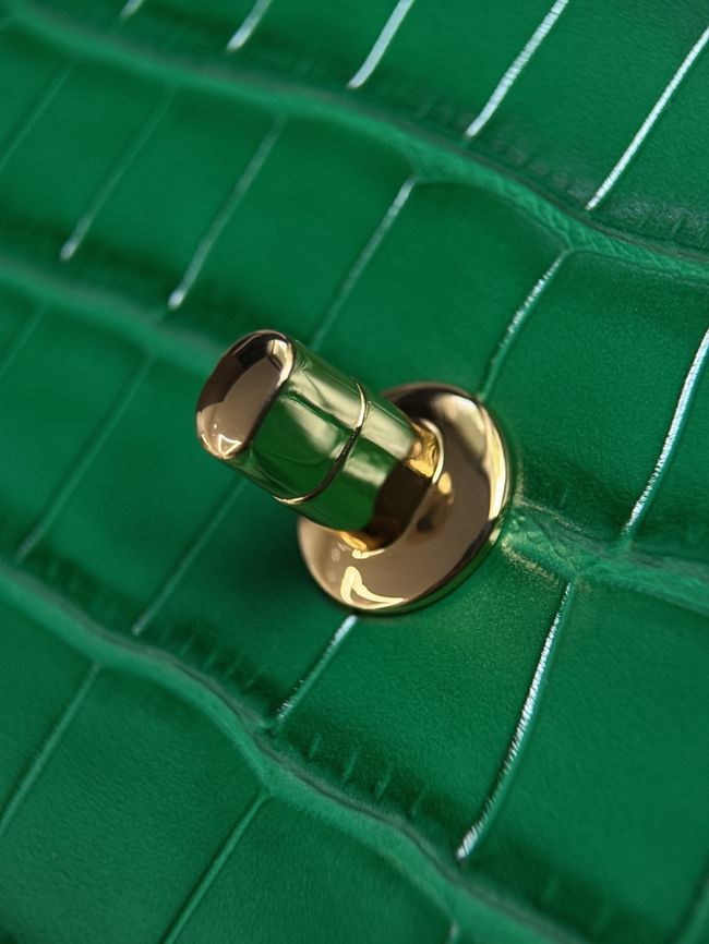 CHANEL Mini Flap Bag with Top Handle AS6424 green