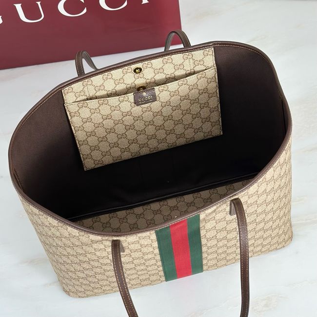 Gucci Tribeca large tote bag 874745 brown