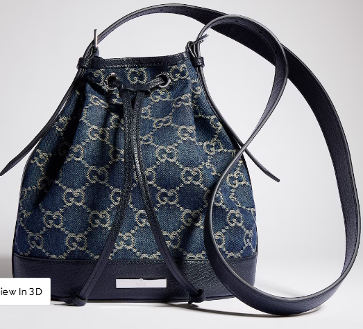 Gucci Venice small bucket bag 875237 Dark blue