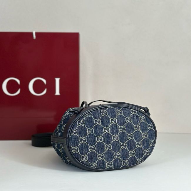 Gucci Venice small bucket bag 875237 Dark blue Gucci Venice small bucket bag 875237 Dark blue