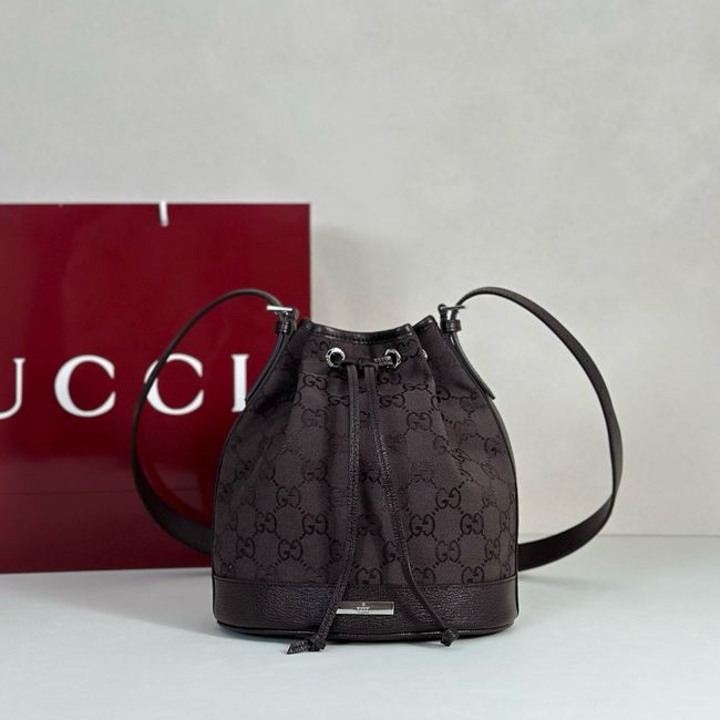 Gucci Venice small bucket bag 875237 black