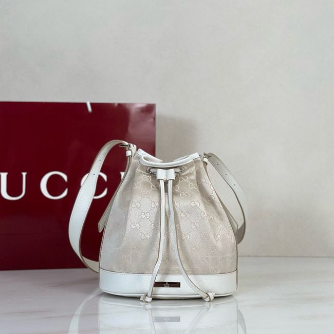 Gucci Venice small bucket bag 875237 white
