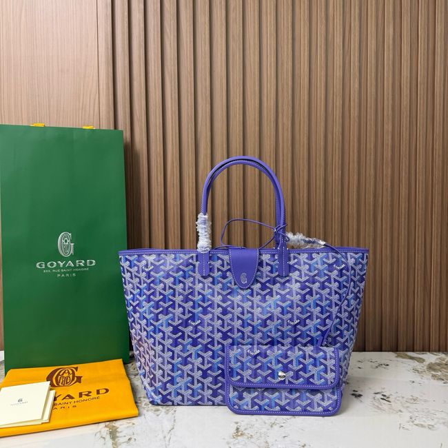 Goyard Goyardine canvas & Chevroches calfskin CL08P BLUE