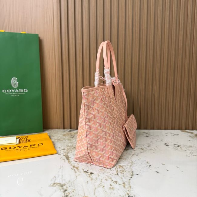 Goyard Goyardine canvas & Chevroches calfskin CL08P PINK Goyard Goyardine canvas & Chevroches calfskin CL08P PINK