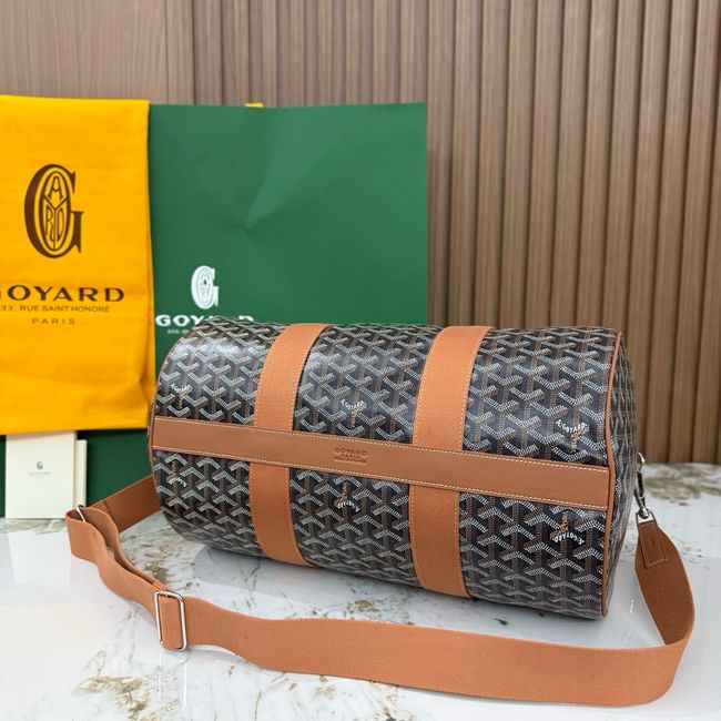 Goyard Goyardine canvas & Chevroches calfskin CL10P brown Goyard Goyardine canvas & Chevroches calfskin CL10P brown
