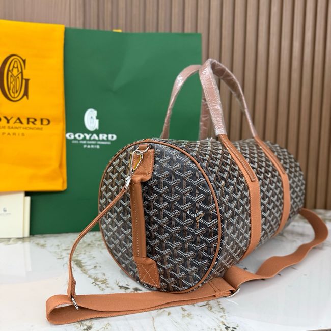Goyard Goyardine canvas & Chevroches calfskin CL10P brown Goyard Goyardine canvas & Chevroches calfskin CL10P brown