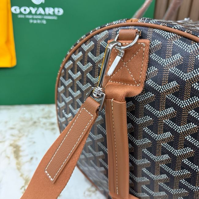 Goyard Goyardine canvas & Chevroches calfskin CL10P brown Goyard Goyardine canvas & Chevroches calfskin CL10P brown