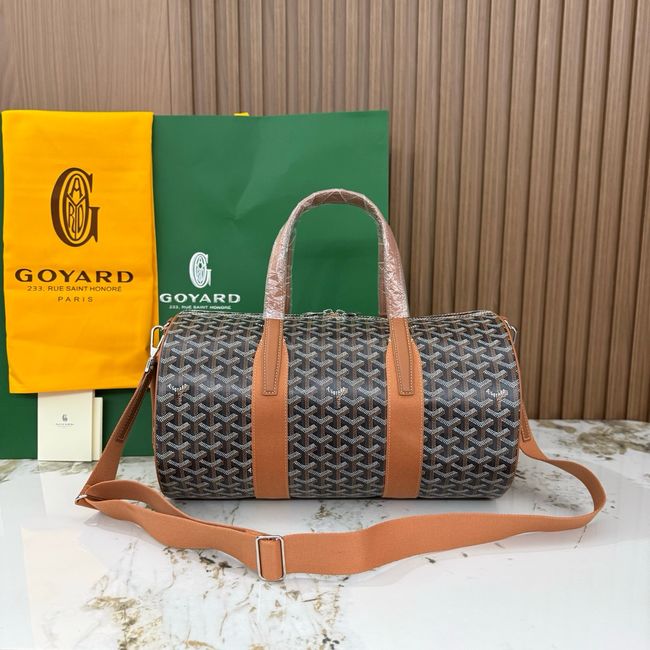 Goyard Goyardine canvas & Chevroches calfskin CL10P brown