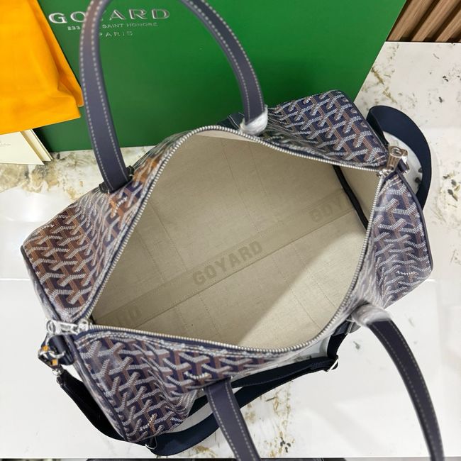 Goyard Goyardine canvas & Chevroches calfskin CL10P dark blue