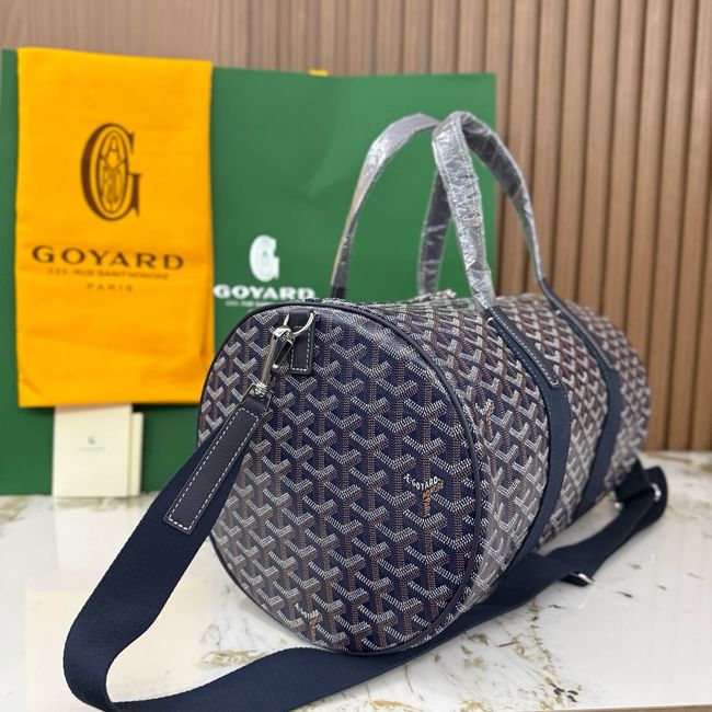 Goyard Goyardine canvas & Chevroches calfskin CL10P dark blue