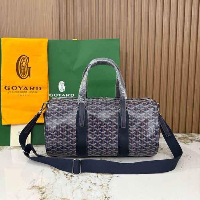 Goyard Goyardine canvas & Chevroches calfskin CL10P dark blue