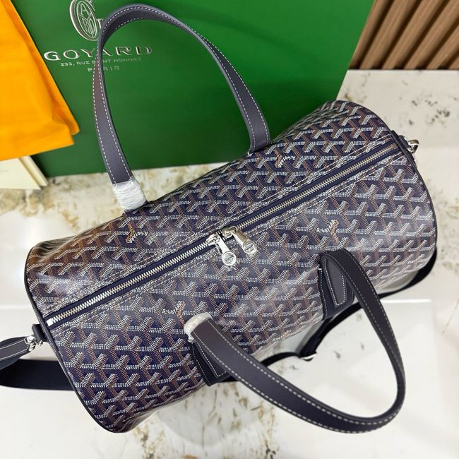 Goyard Goyardine canvas & Chevroches calfskin CL10P dark blue
