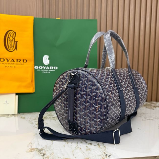 Goyard Goyardine canvas & Chevroches calfskin CL10P dark blue
