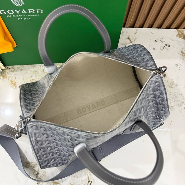 Goyard Goyardine canvas & Chevroches calfskin CL10P gray Goyard Goyardine canvas & Chevroches calfskin CL10P gray