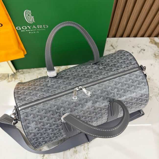 Goyard Goyardine canvas & Chevroches calfskin CL10P gray Goyard Goyardine canvas & Chevroches calfskin CL10P gray