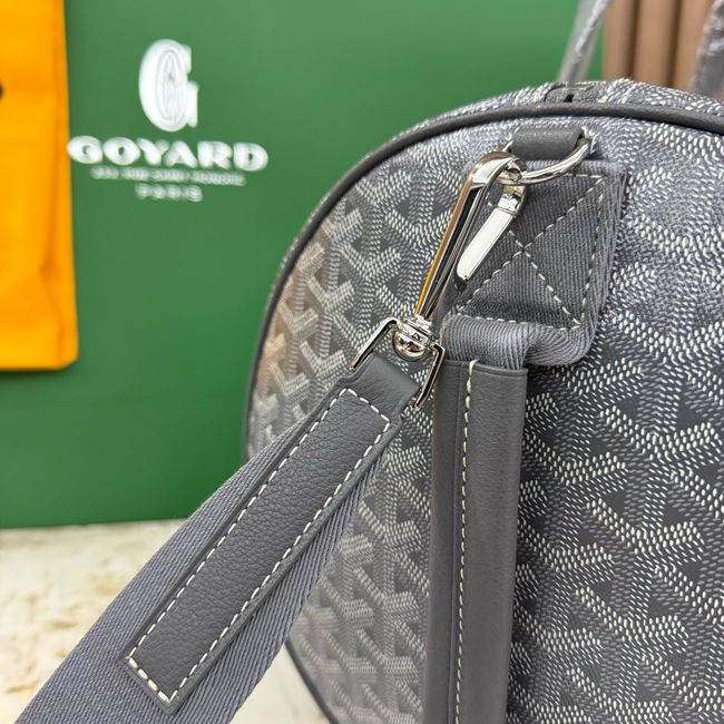 Goyard Goyardine canvas & Chevroches calfskin CL10P gray Goyard Goyardine canvas & Chevroches calfskin CL10P gray