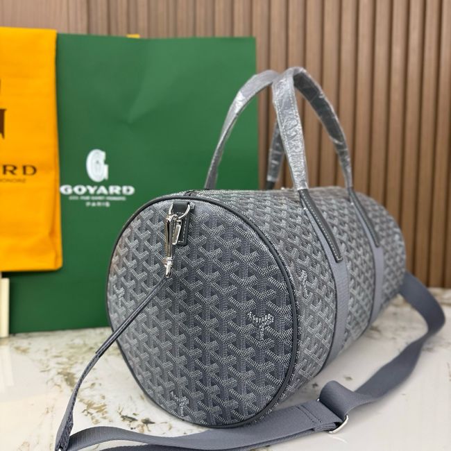 Goyard Goyardine canvas & Chevroches calfskin CL10P gray Goyard Goyardine canvas & Chevroches calfskin CL10P gray