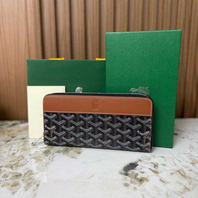 Goyard MATIGNON zip Wallet CL50P brown Goyard MATIGNON zip Wallet CL50P brown
